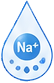 A drop of Sodium Na+