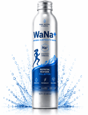 The bottle of fitness water